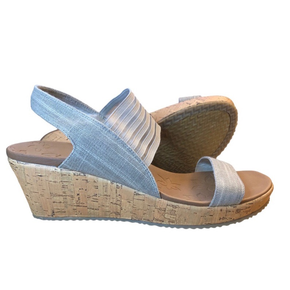 Skechers Beverlee Smitten Kitten Luxe Foam Sandals Womens US 10 UK 7 EU 40 Shoes